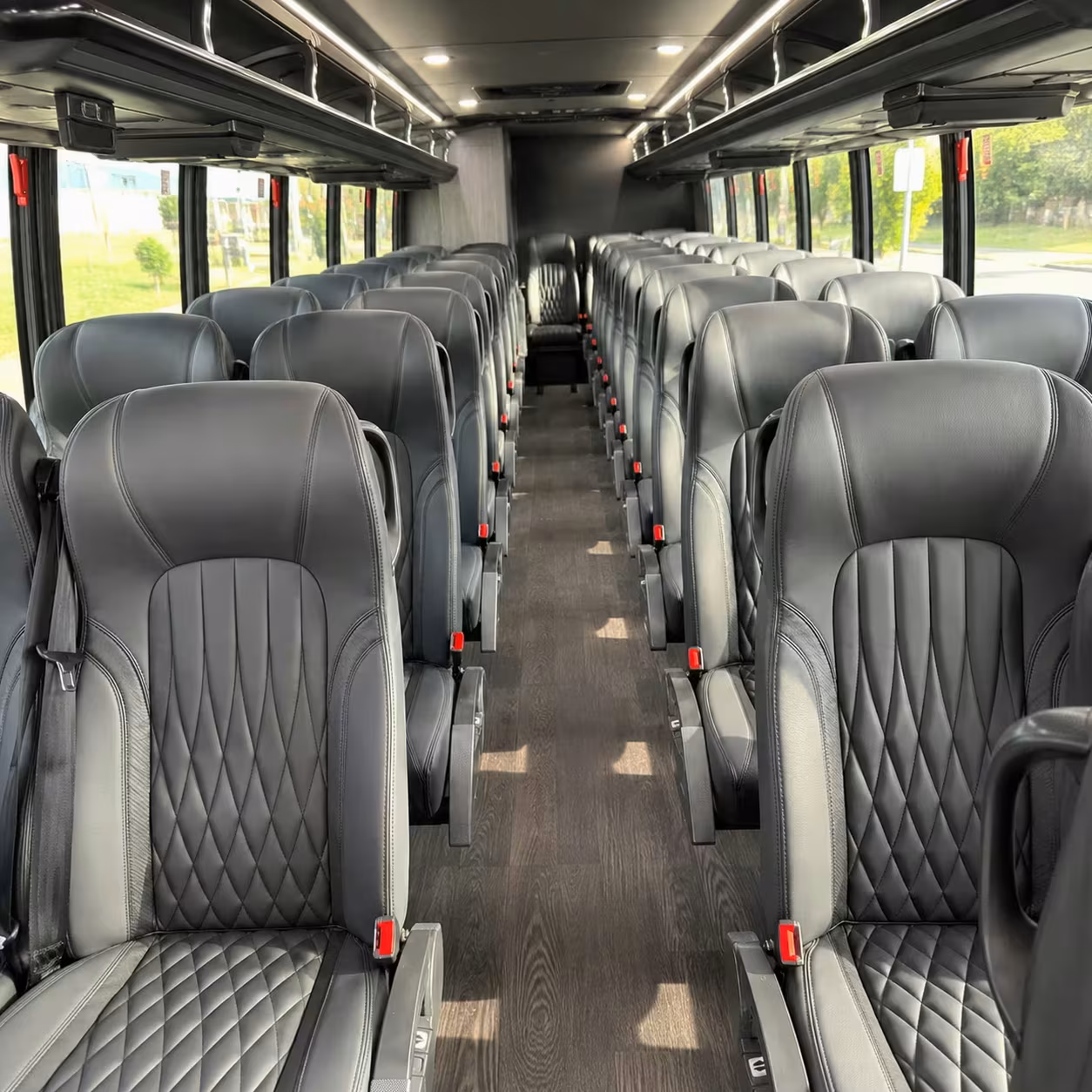 30 passenger minibus inside