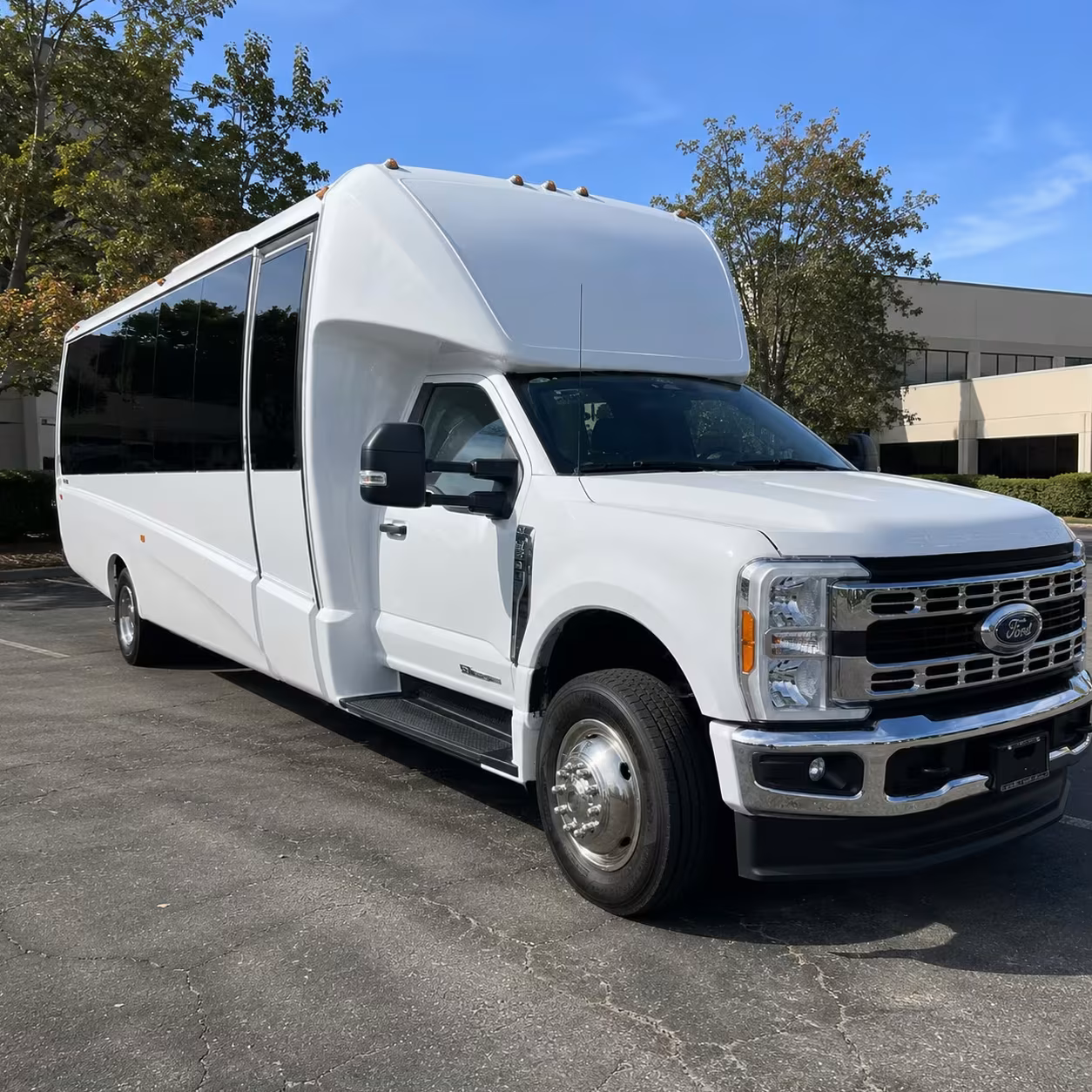 bridal party minibus rentals in lawrence from prep to reception