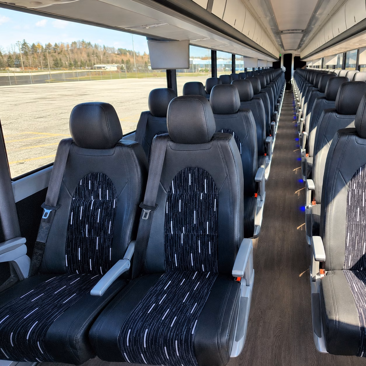 how the type of bus you choose affects charter bus prices in lawrence massachusetts