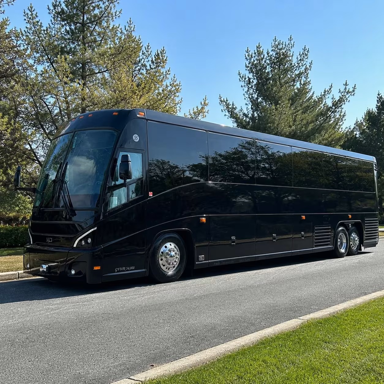 lawrence long distance charter bus rentals