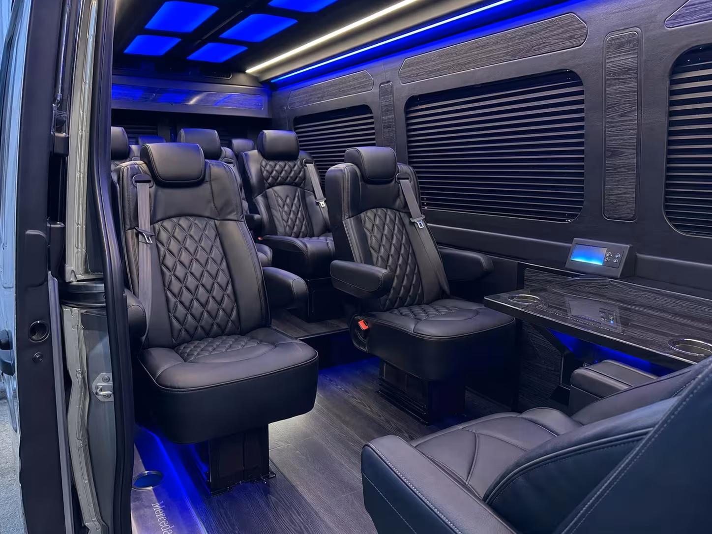 sprinter van transportation for groups and events across lawrence