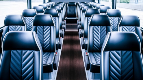 lawrence 15 passenger minibus inside