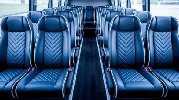 lawrence 25 passenger minibus inside