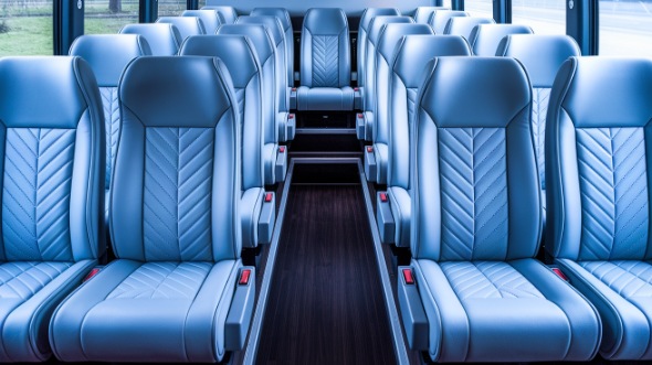 lawrence 28 passenger minibus inside
