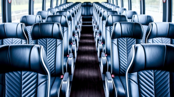 lawrence 54 passenger charter bus rental