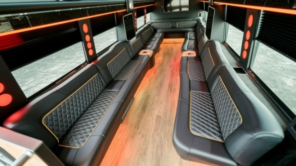 sprinter limo rental interior lawrence